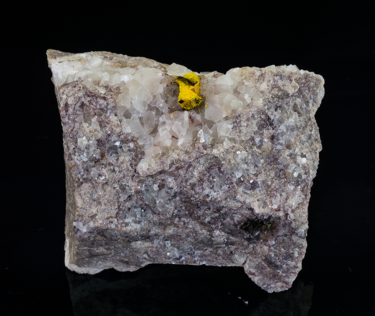 Uranophane & Calcite