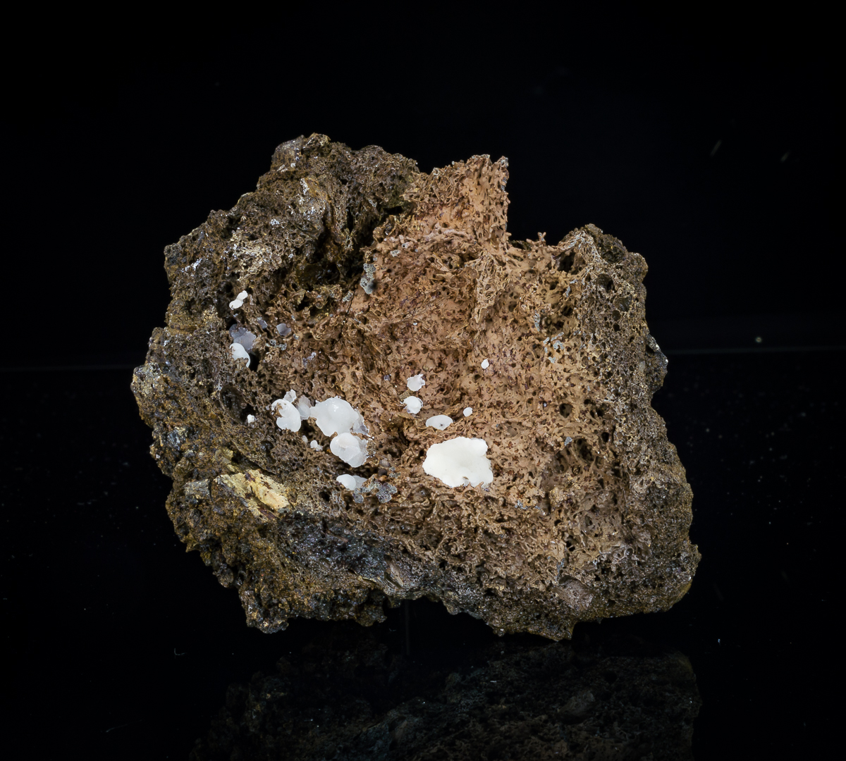 Calcite On Lava