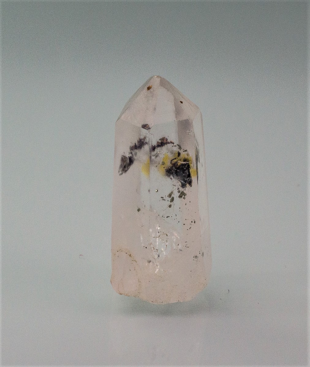 Quartz With Pyrite Inclusions