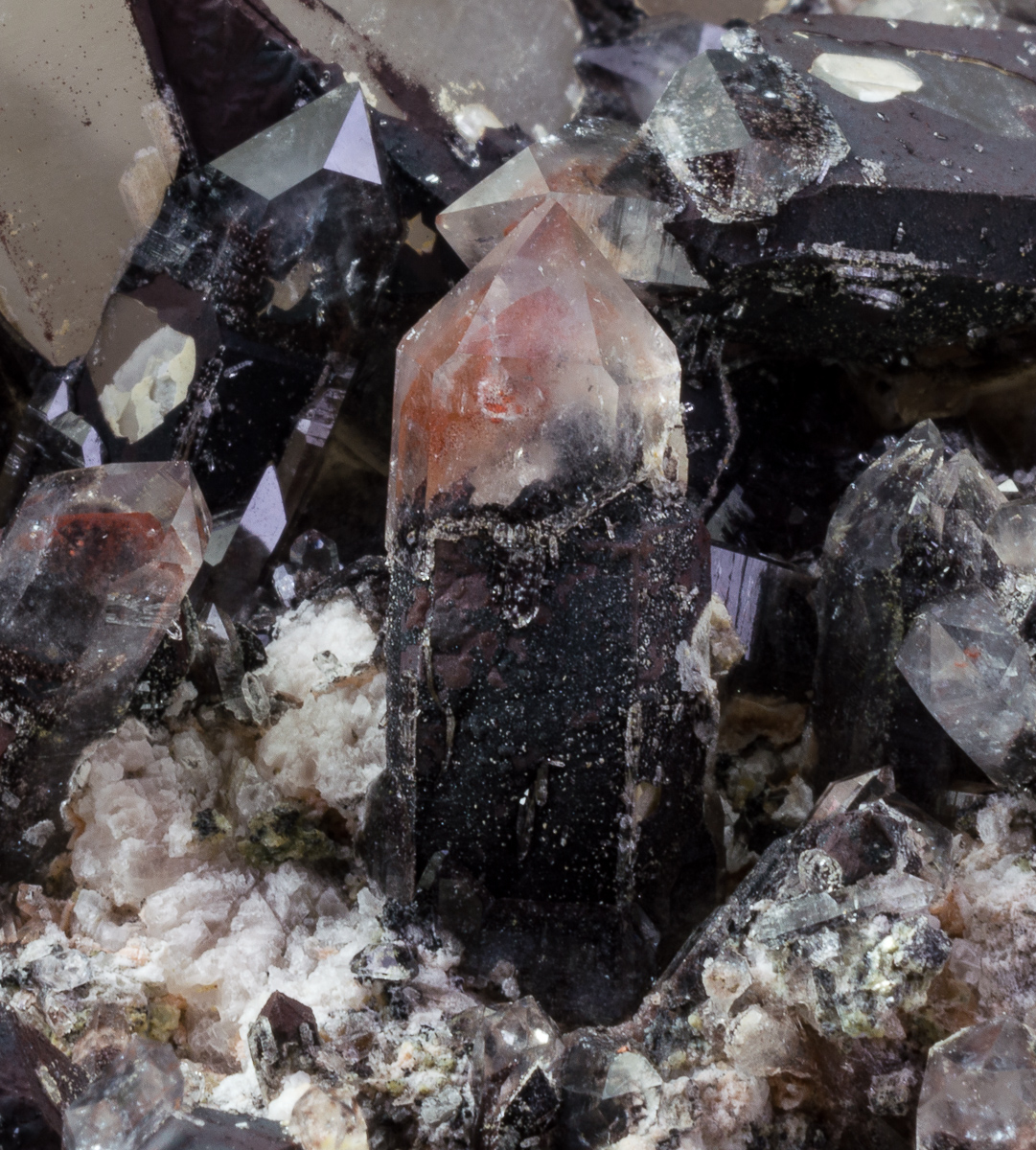 Quartz With Hematite