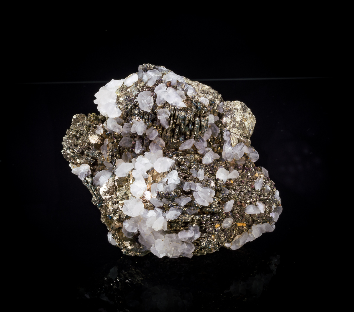 Calcite Pyrite & Pyrrhotite