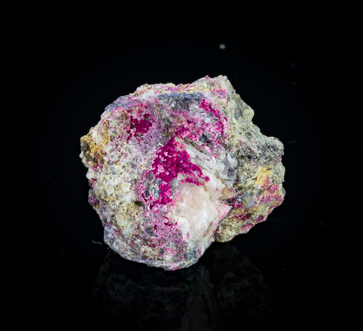 Erythrite Selenite & Marcasite