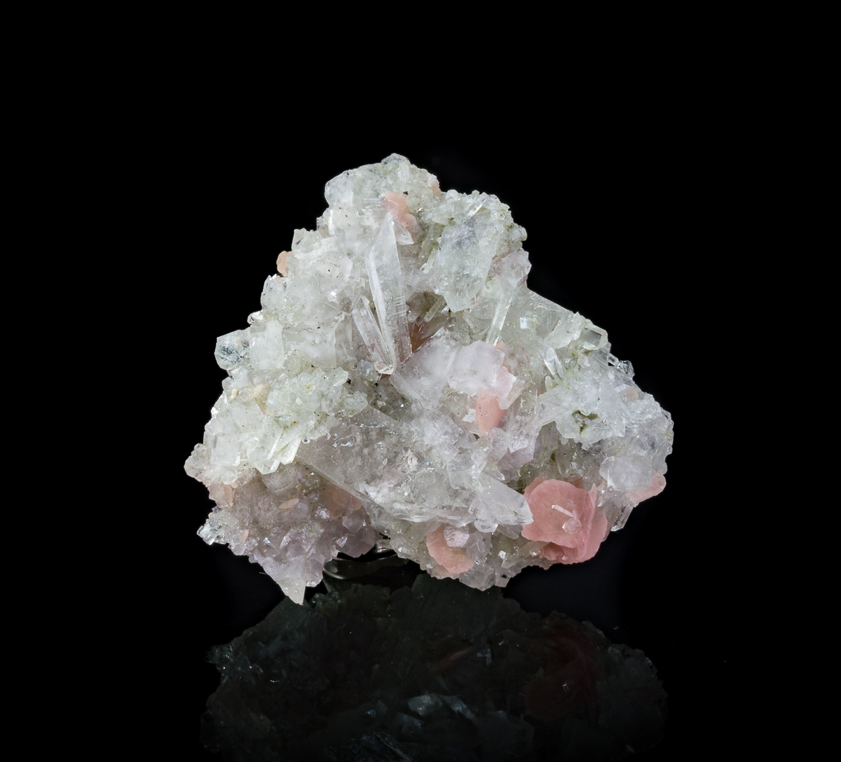 Rhodochrosite Quartz & Fluorite