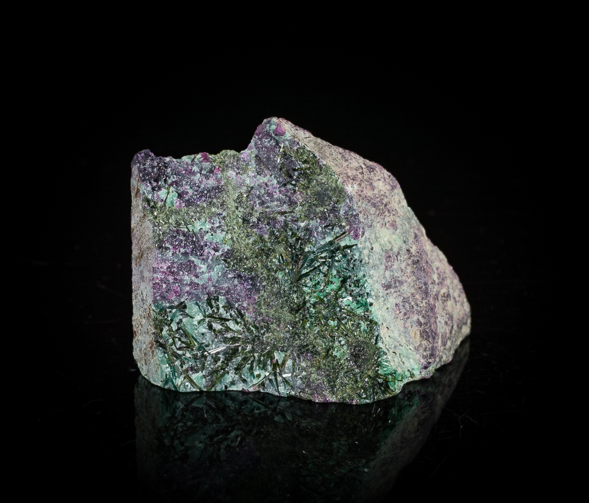 Ruby Tourmaline & Fuchsite