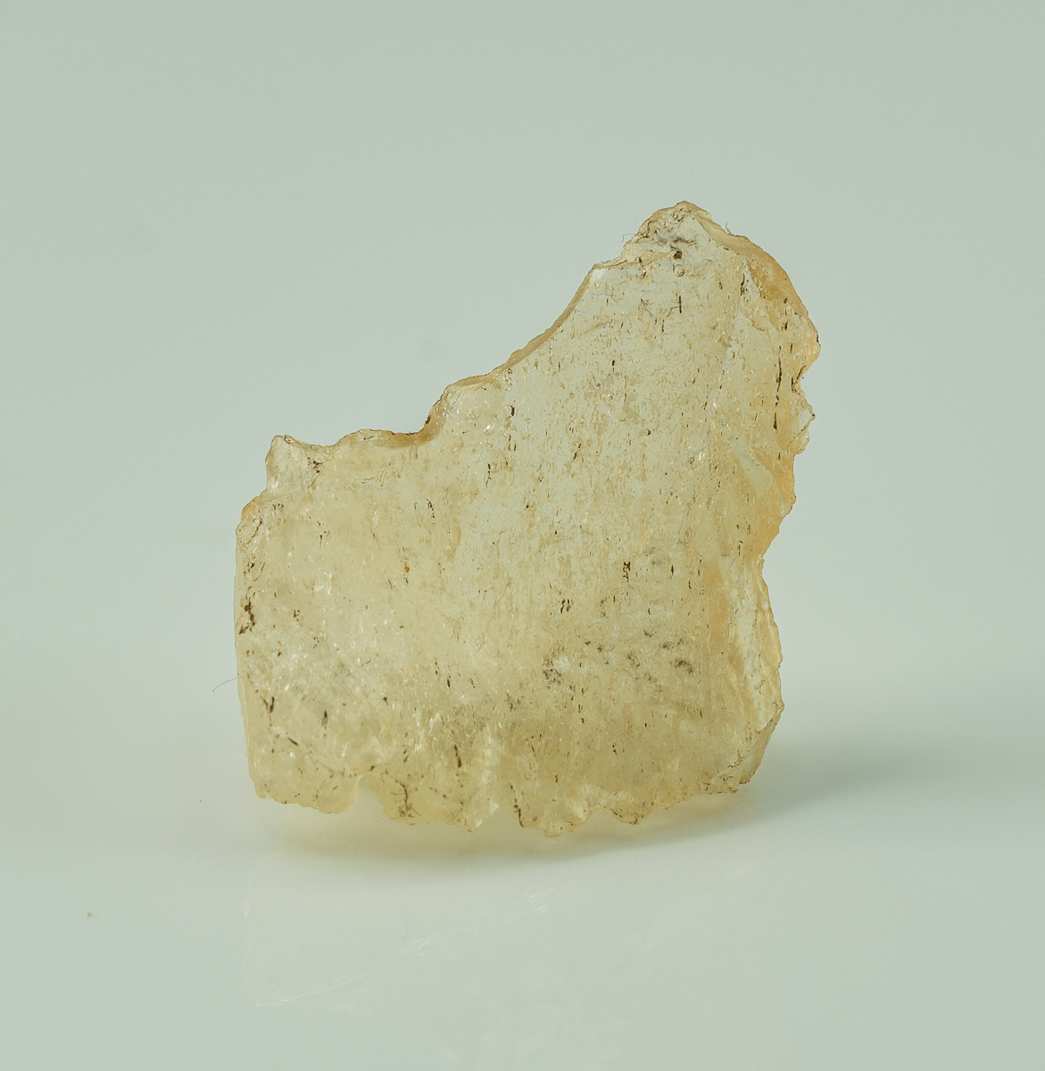 Libyan Desert Glass With Cristobalite Inclusions