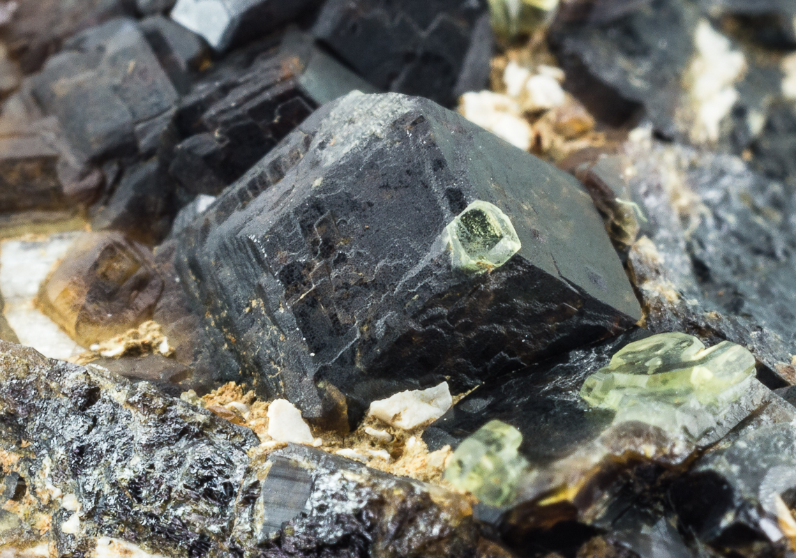 Andradite Var Melanite & Epidote