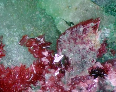 Erythrite Olivenite Conichalcite & Linarite