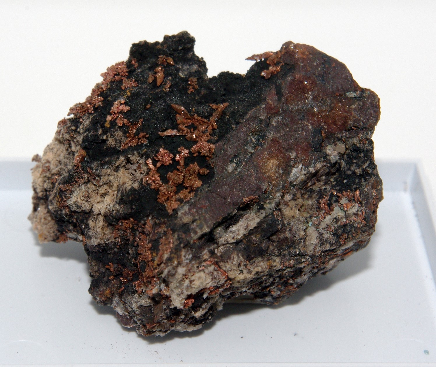 Native Copper With Roxbyite