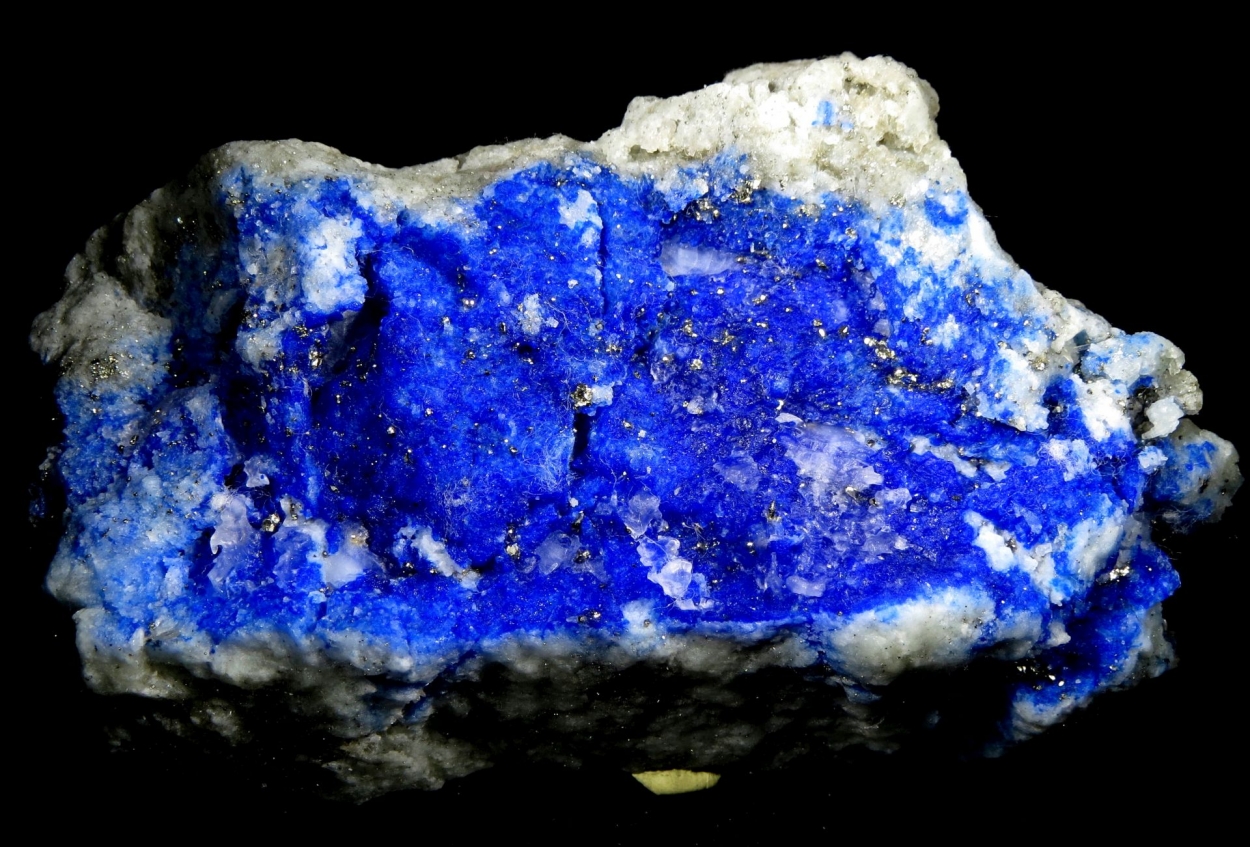 Afghanite With Lazurite & Pyrite