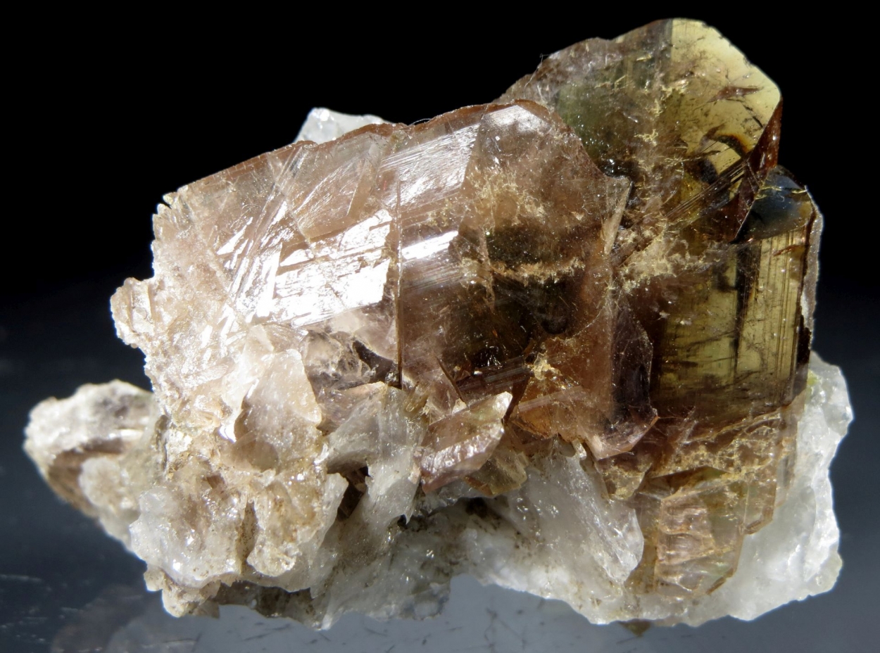 Axinite With Calcite