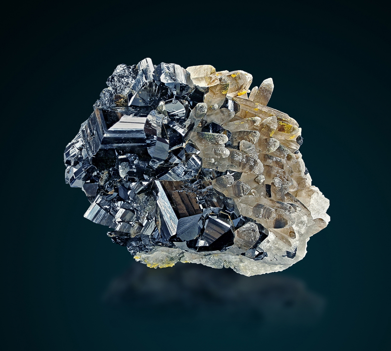 Cassiterite With Quartz