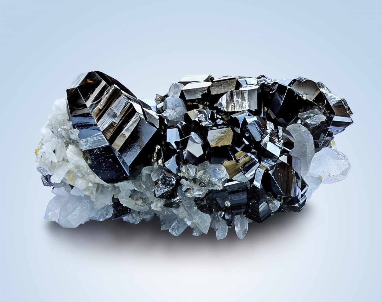 Cassiterite With Quartz