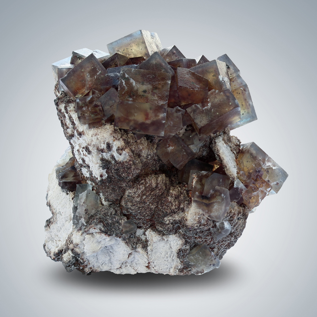 Fluorite On Dolomite