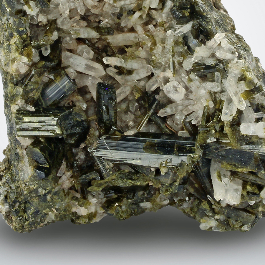 Epidote & Quartz Crystals
