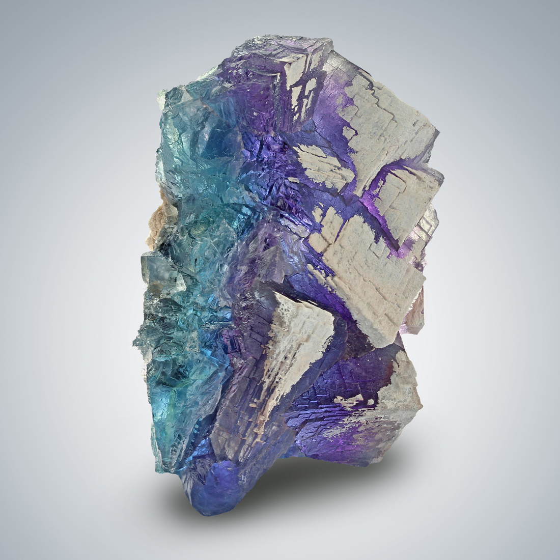 Fluorite With Sinter