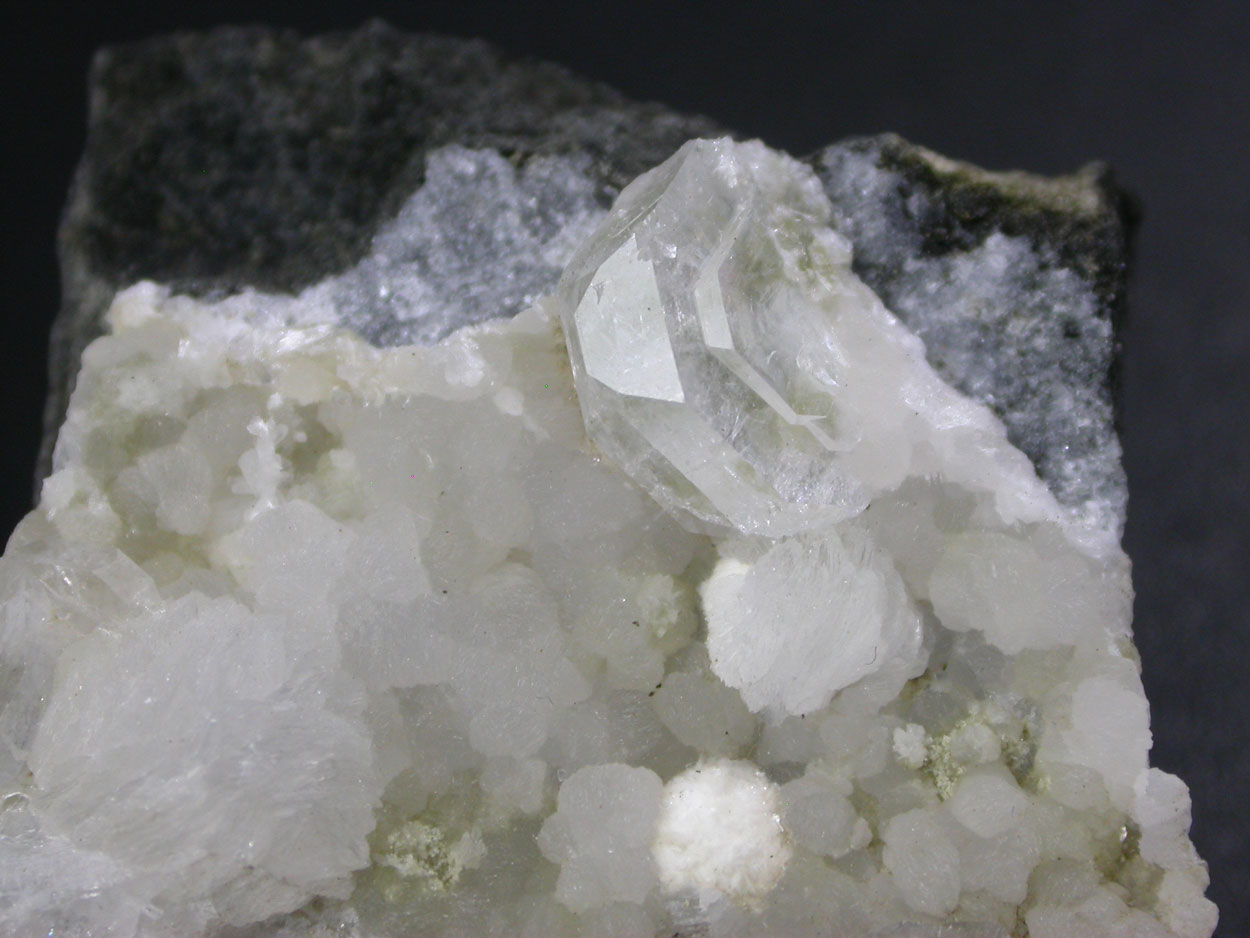 Fluorapophyllite On Thomsonite