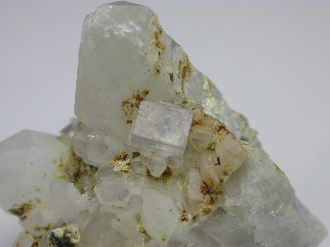 Fluorite On Quartz