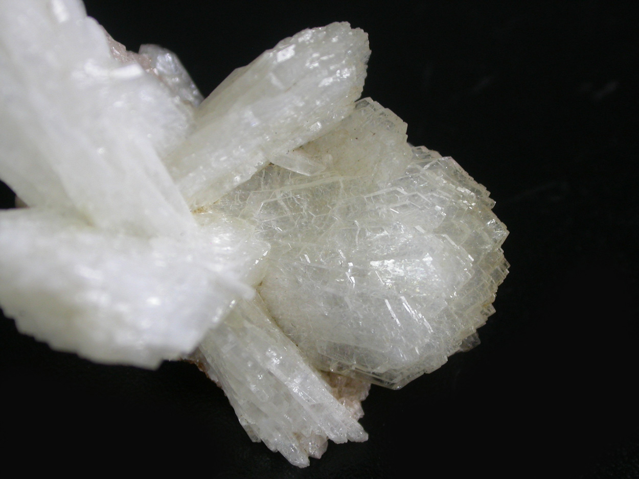 Stilbite On Chabazite