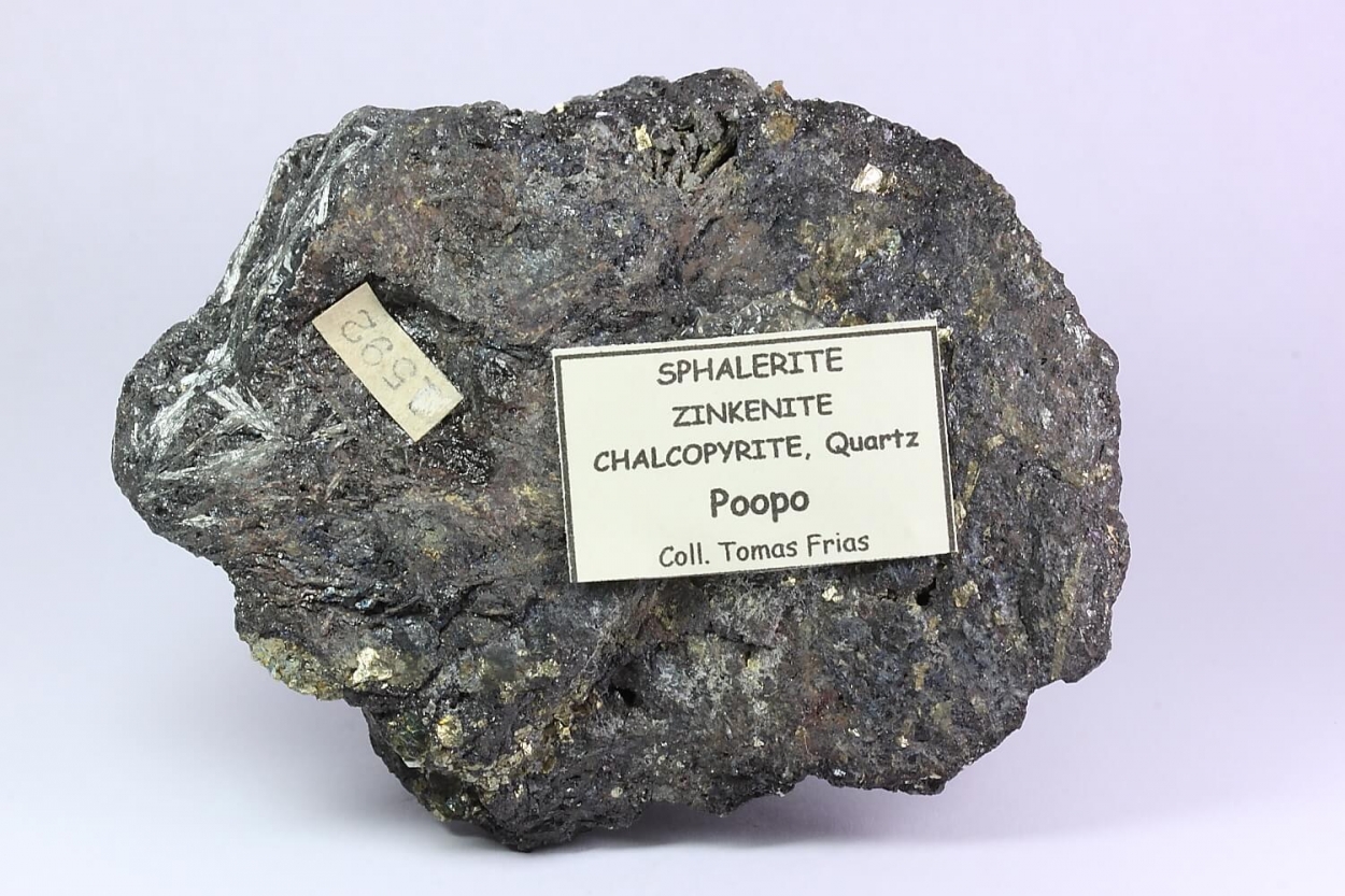 Zinkenite & Chalcopyrite