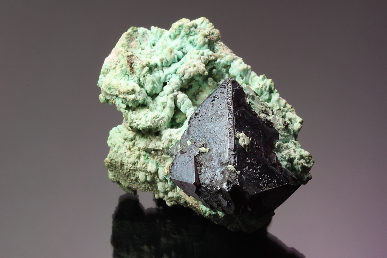 Cuprite On Chrysocolla