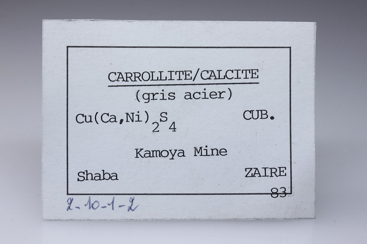 Carrollite On Calcite