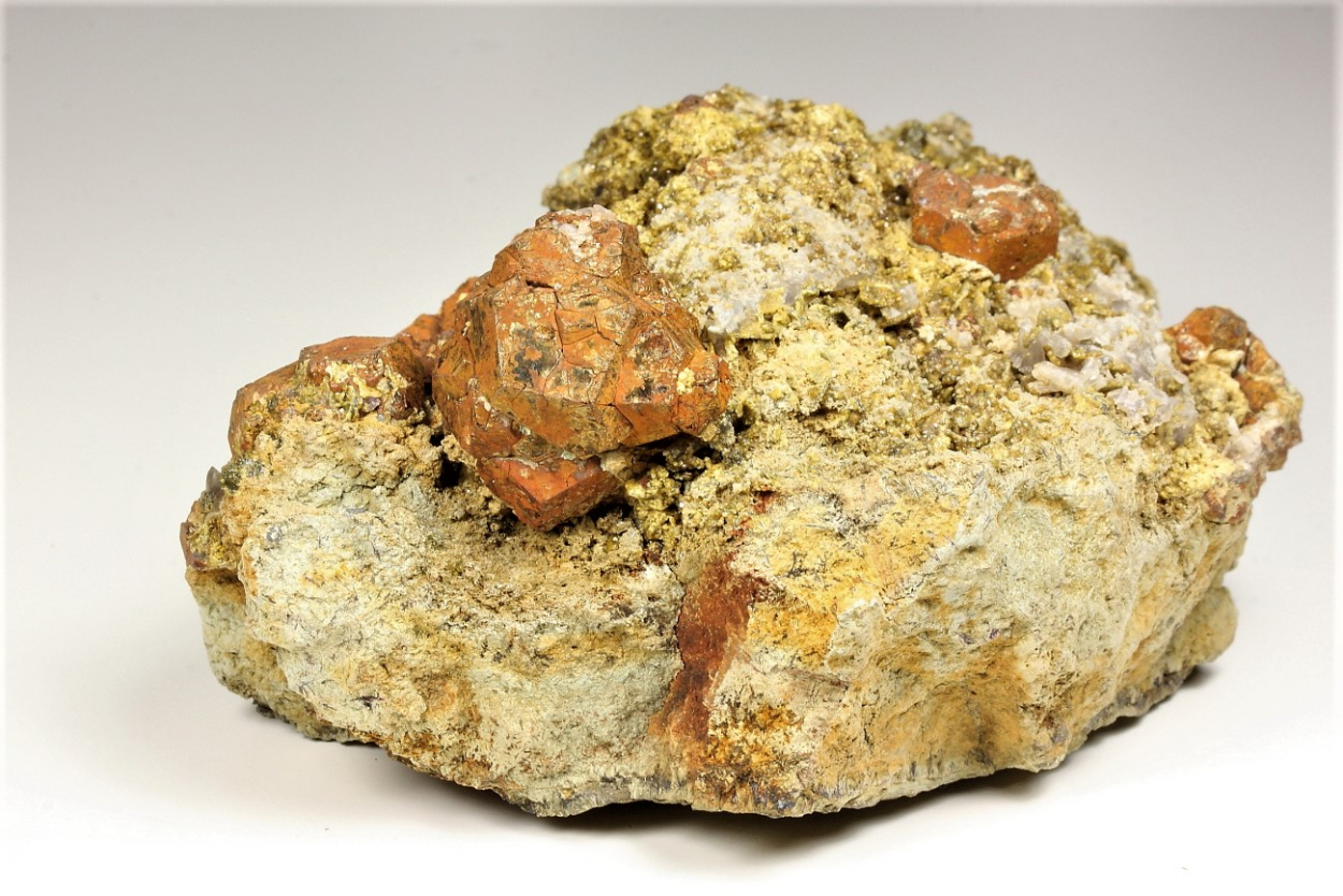 Andradite Psm Hematite & Pyrite
