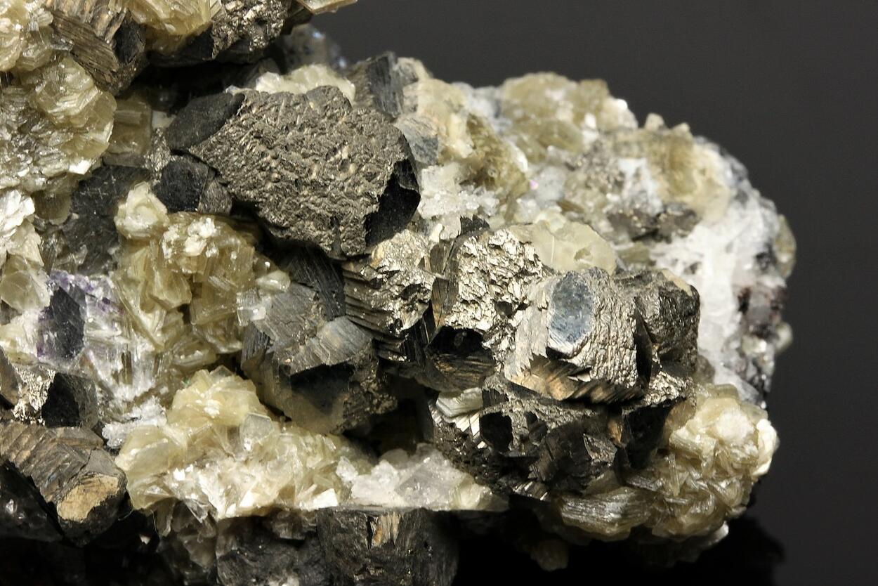 Arsenopyrite With Fluorite