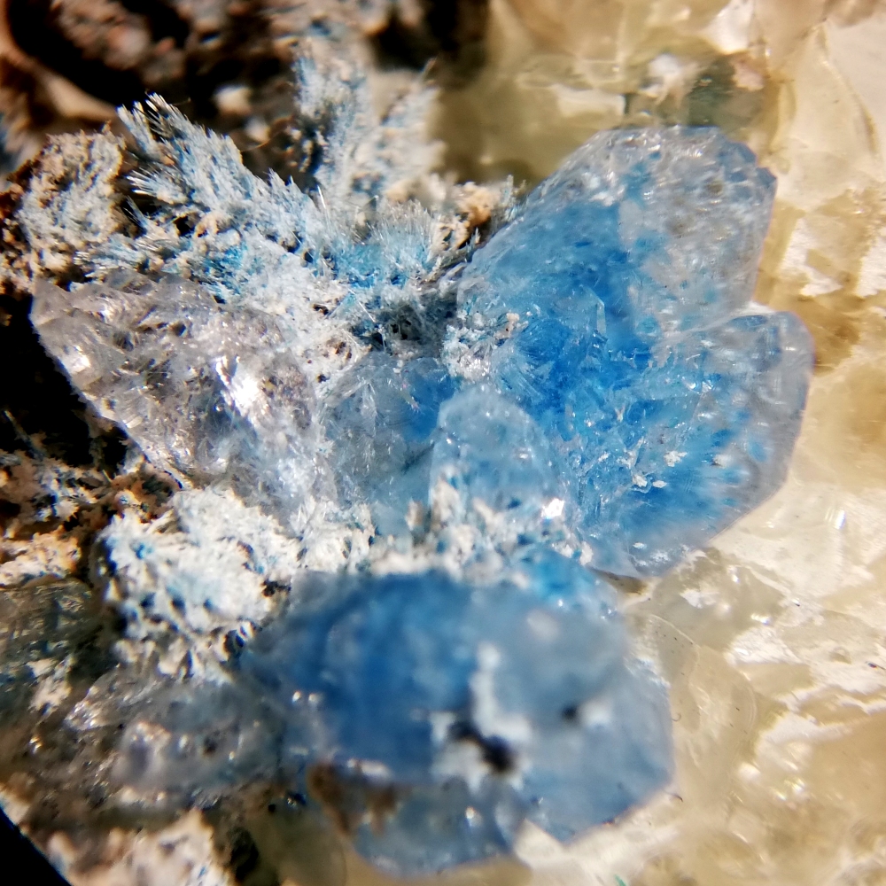 Plancheite & Plancheite In Quartz