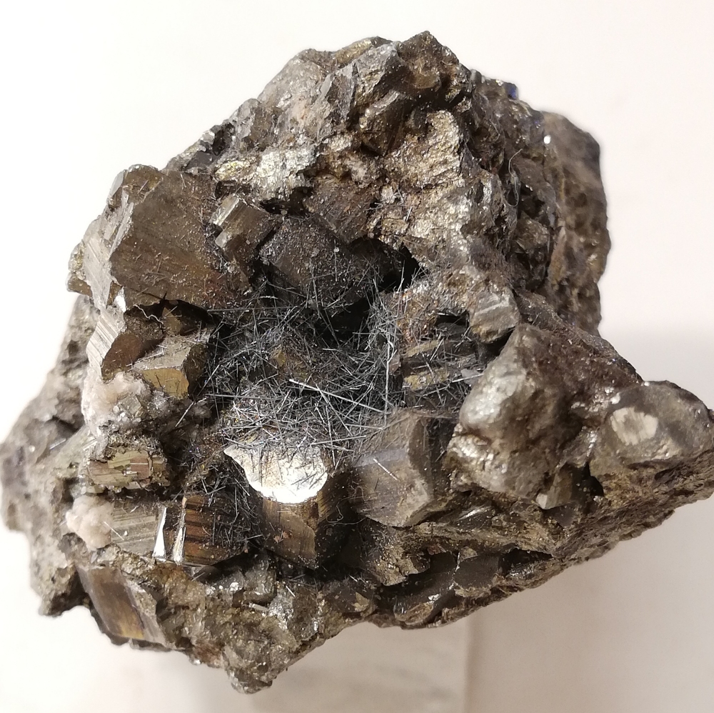 Jamesonite & Pyrite