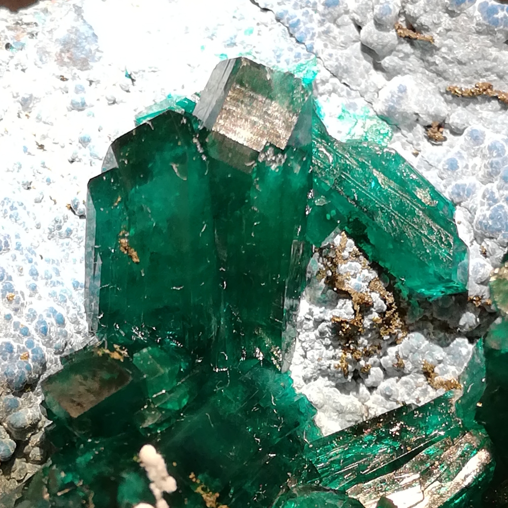 Dioptase On Shattuckite