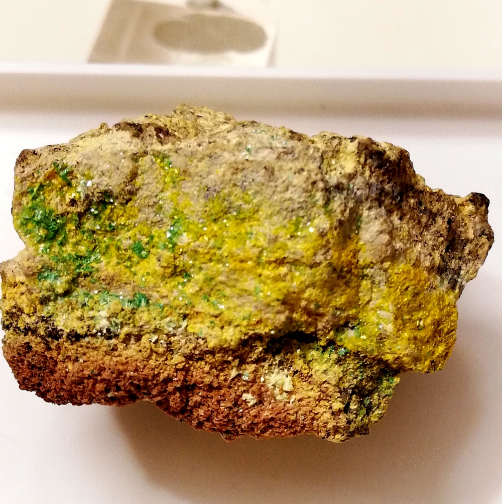 Françoisite-(Nd) & Torbernite