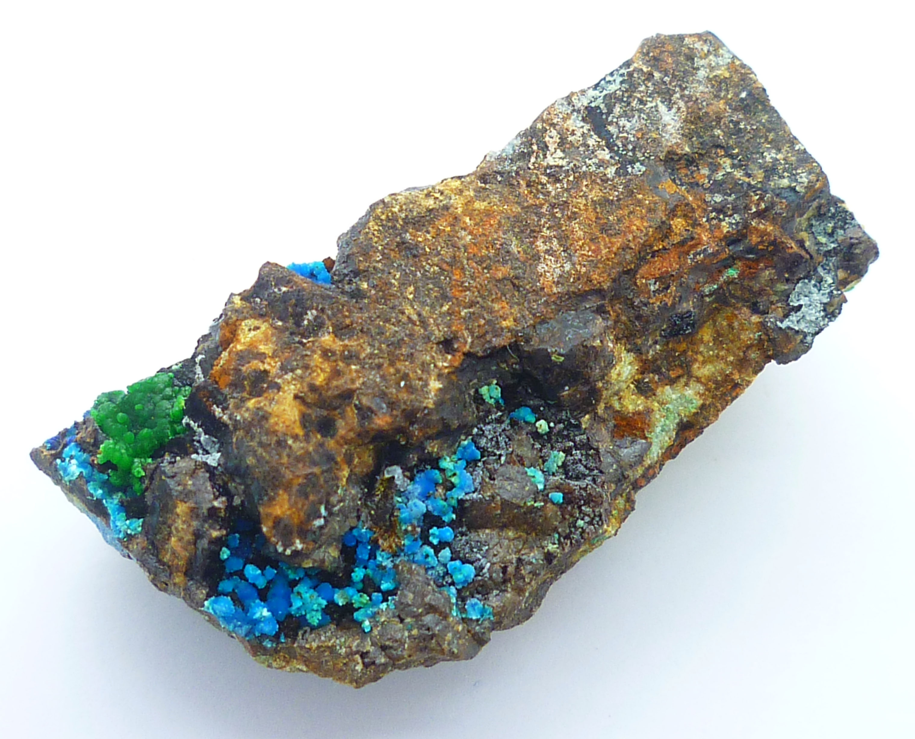 Lavendulan Cornwallite Conichalcite & Azurite