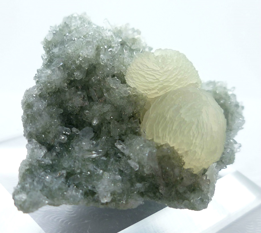 Prehnite & Quartz