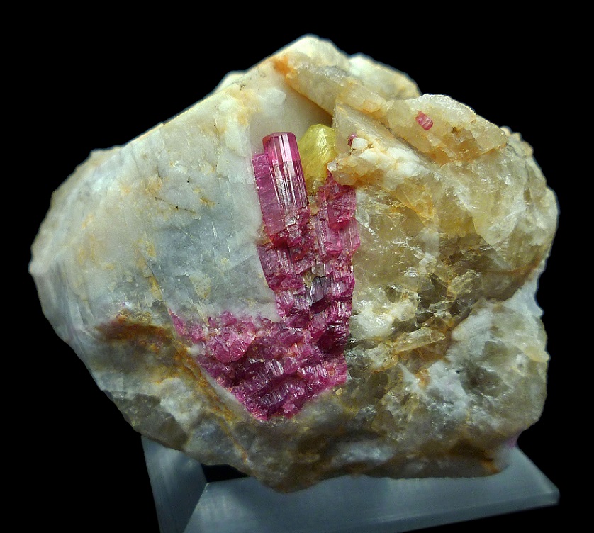 Rhodizite & Rubellite