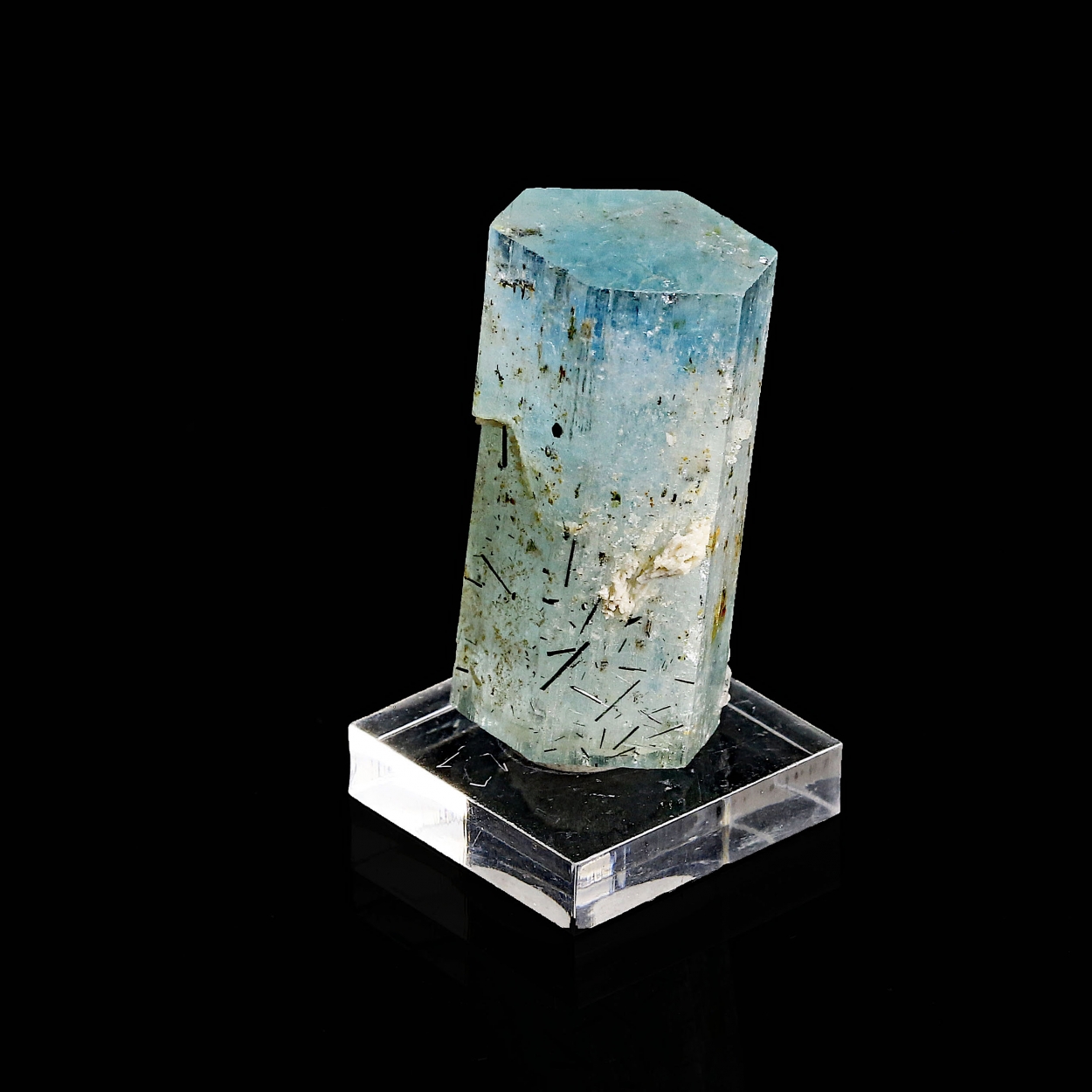 Aquamarine & Schorl