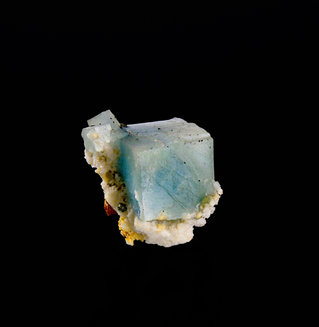 Fluorite Quartz & Chalcopyrite