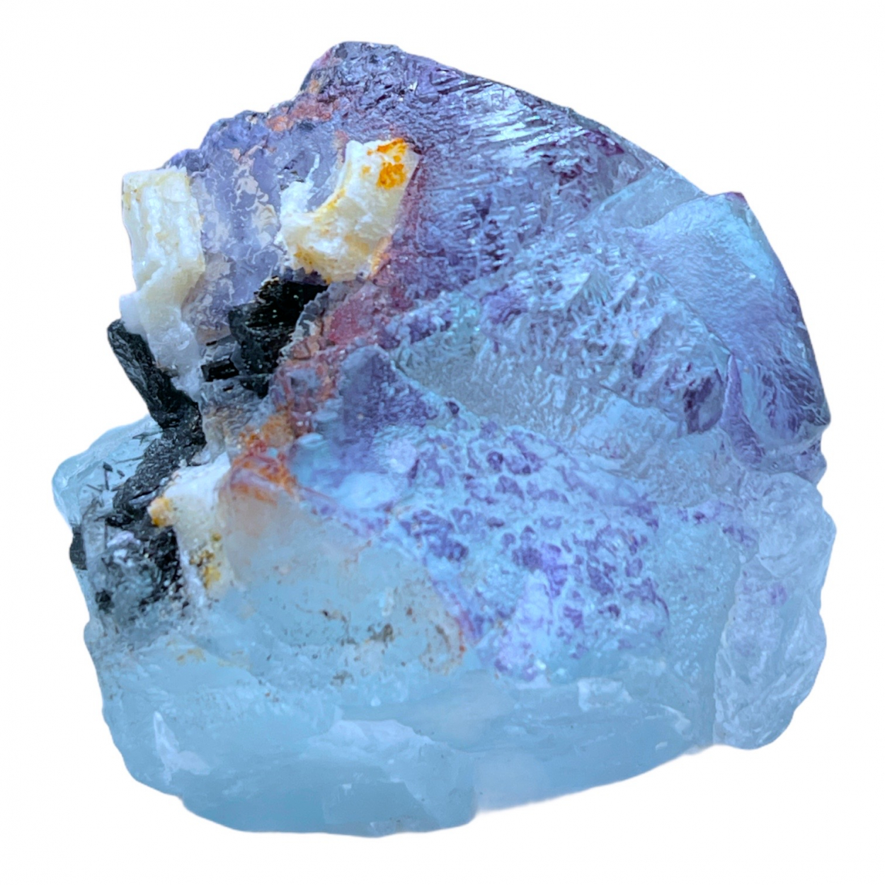 Fluorite Schorl & Quartz