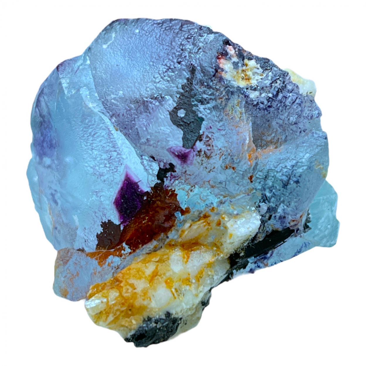 Fluorite Schorl & Quartz