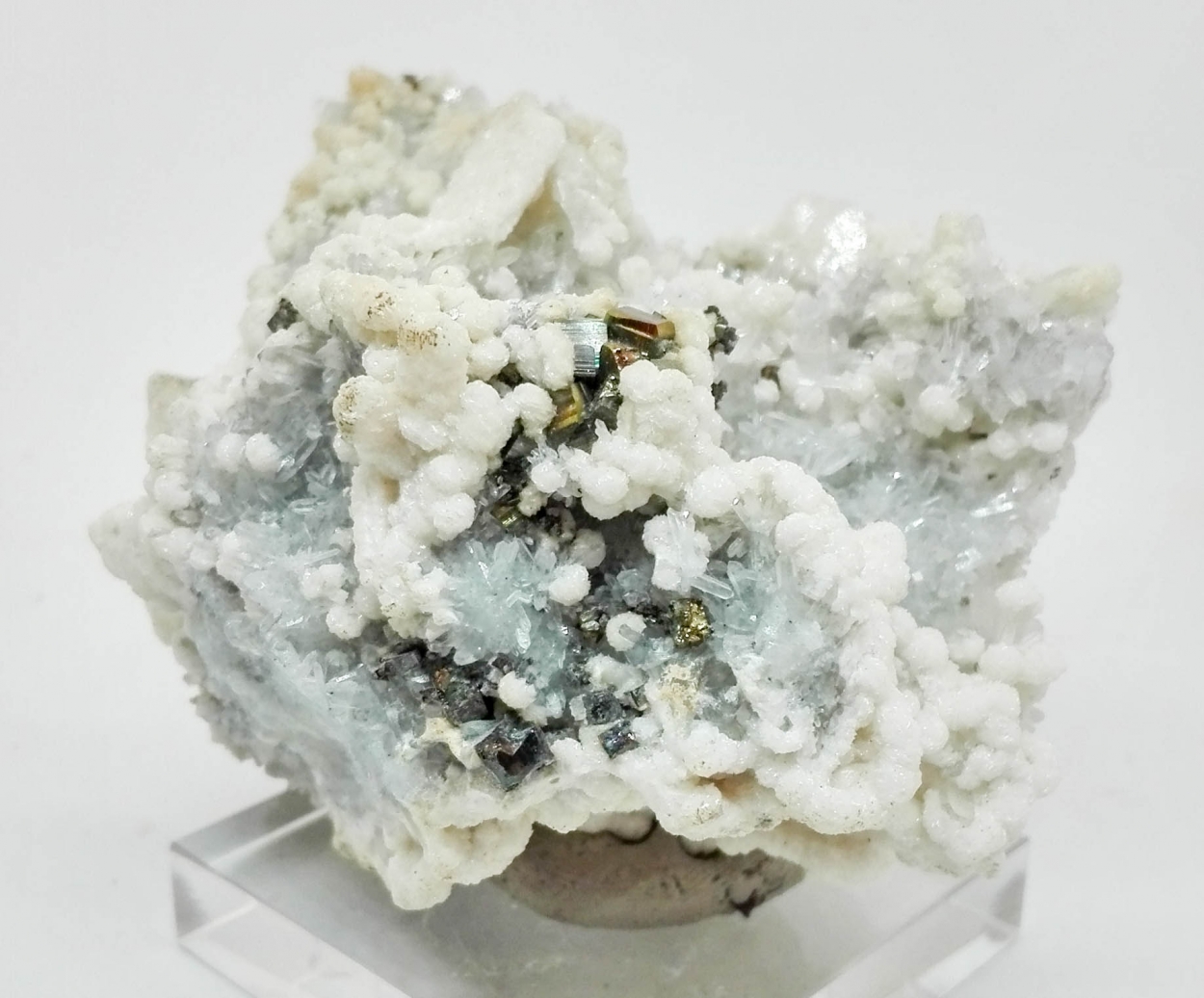 Calcite Quartz & Chalcopyrite