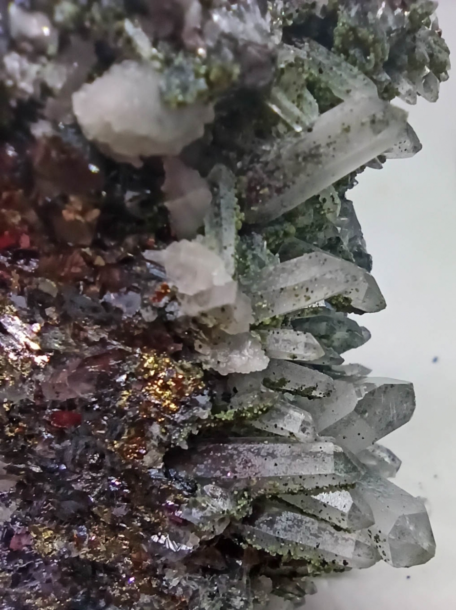 Quartz Chlorite Calcite Chalcopyrite & Galena