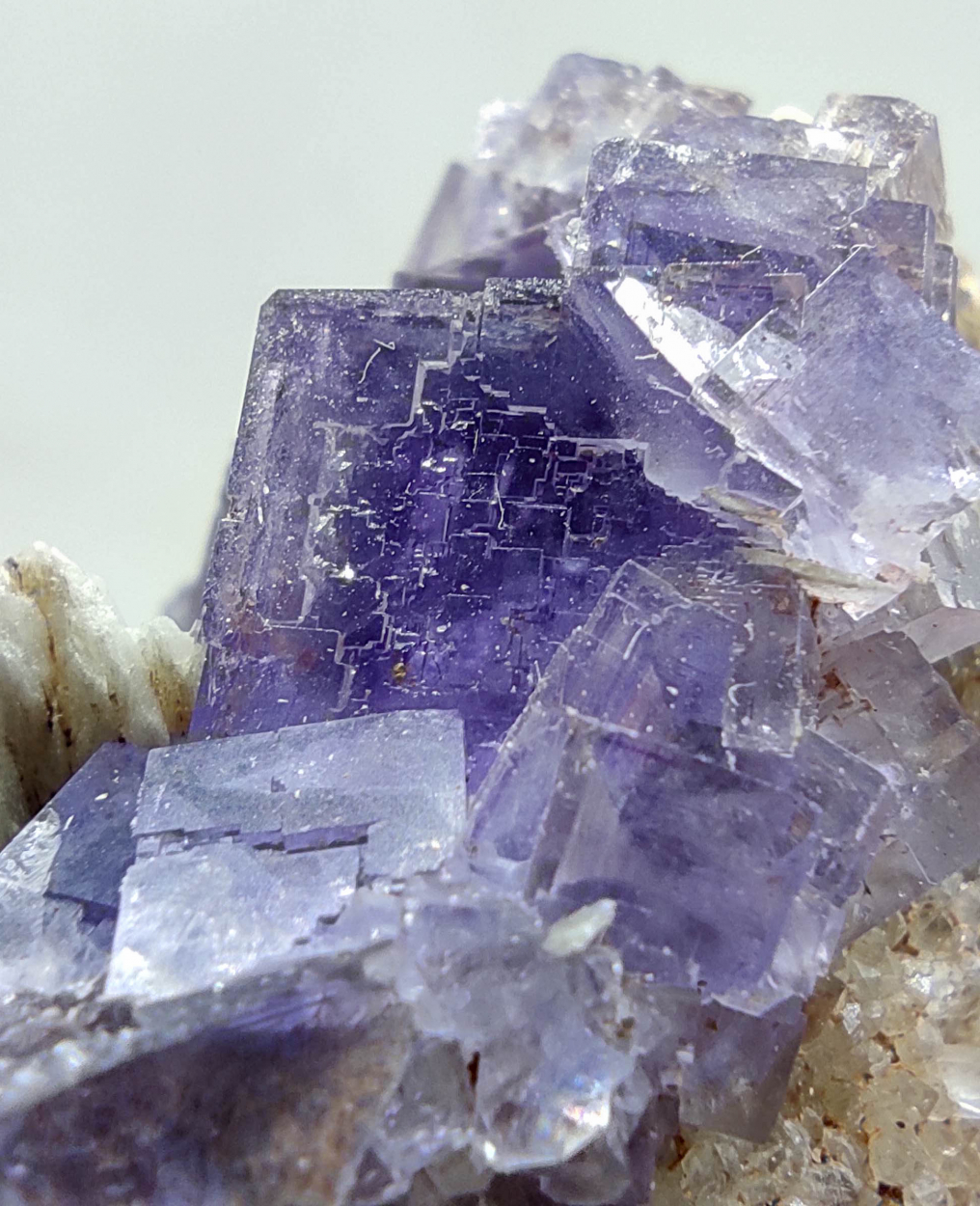 Fluorite & Baryte With Quartz