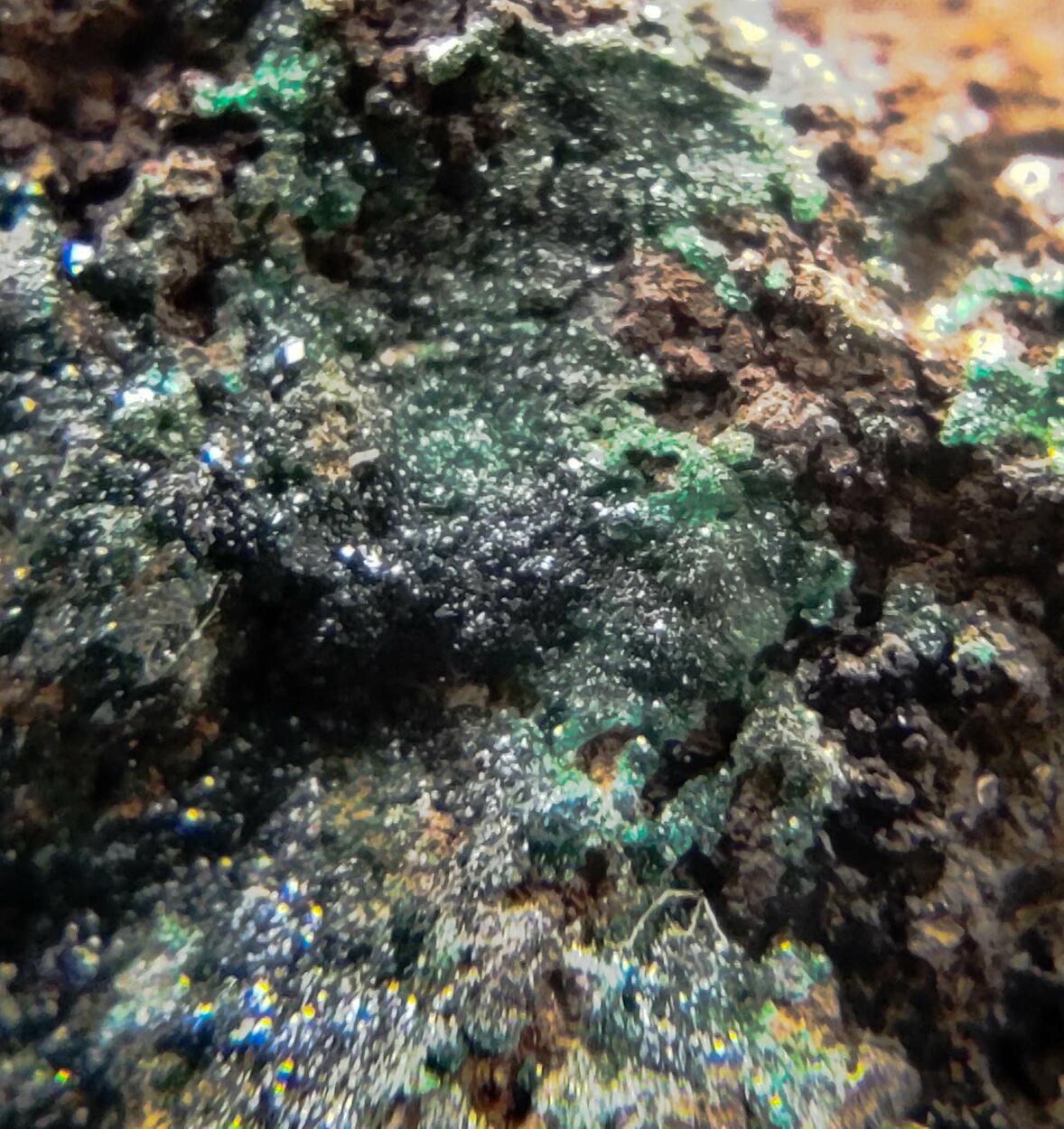 Libethenite & Pseudomalachite