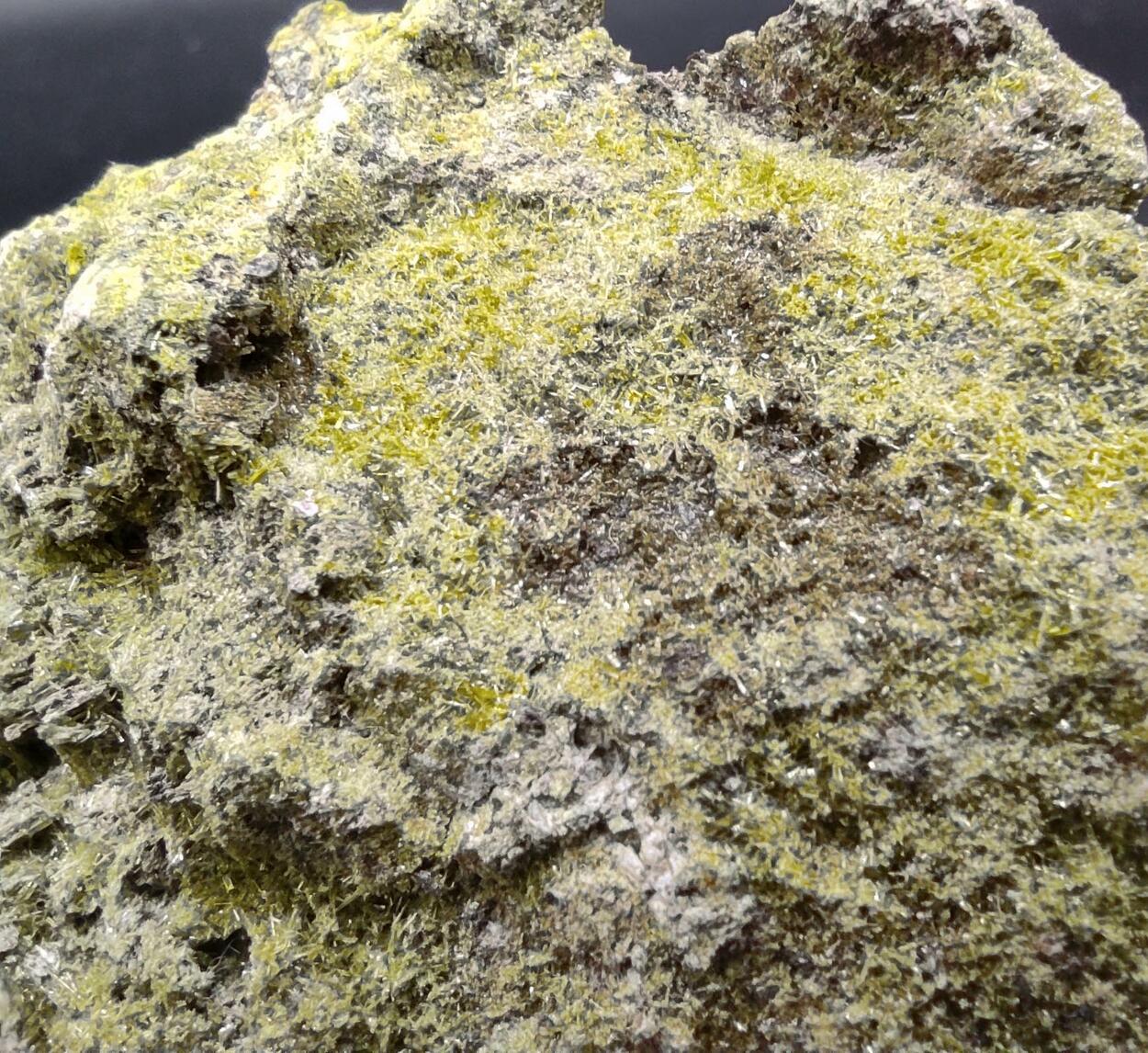 Ferro-actinolite & Epidote