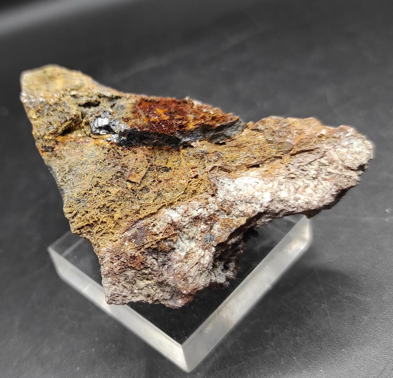 Chalcedony On Greenalite