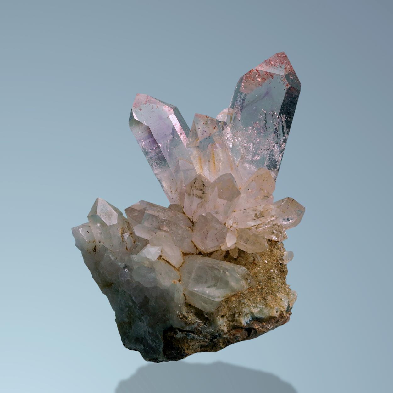 Amethyst With Lepidocrocite Inclusions