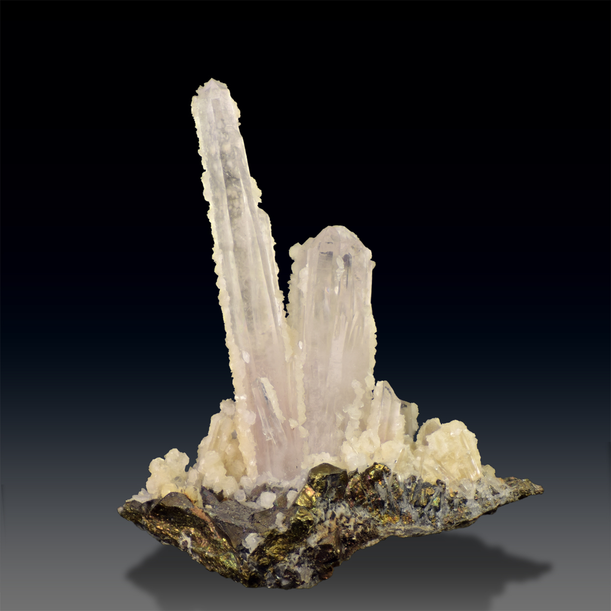 Quartz Chalcopyrite & Calcite