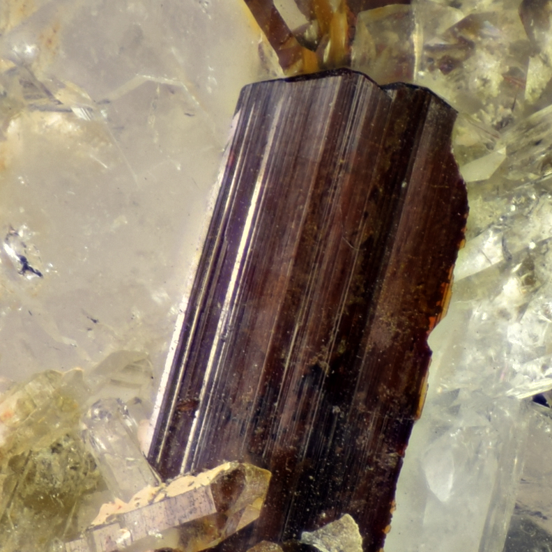 Brookite & Rock Crystal