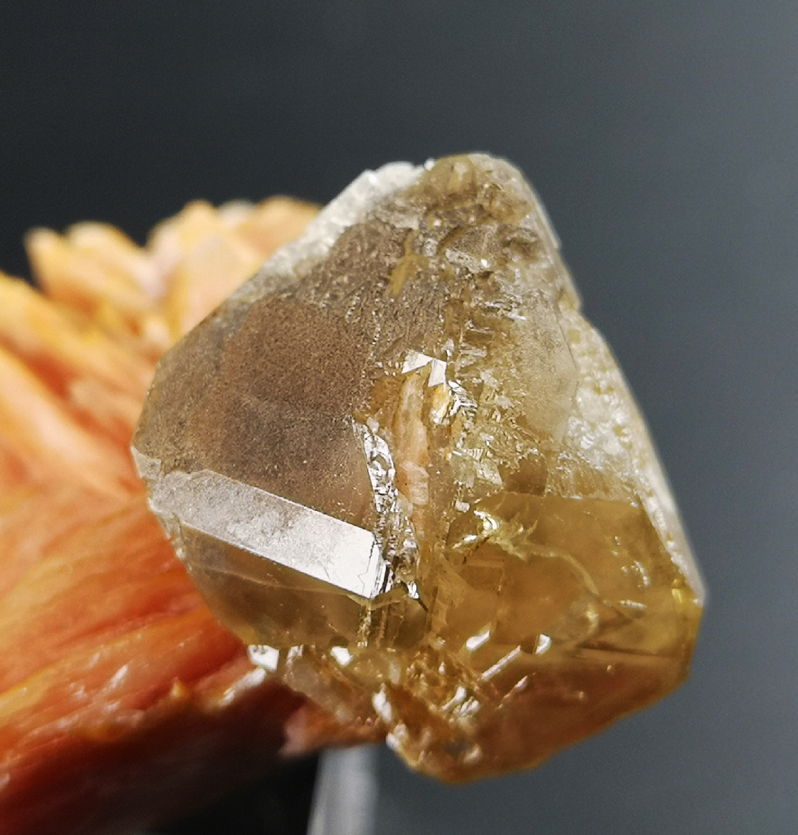 Cerussite On Baryte