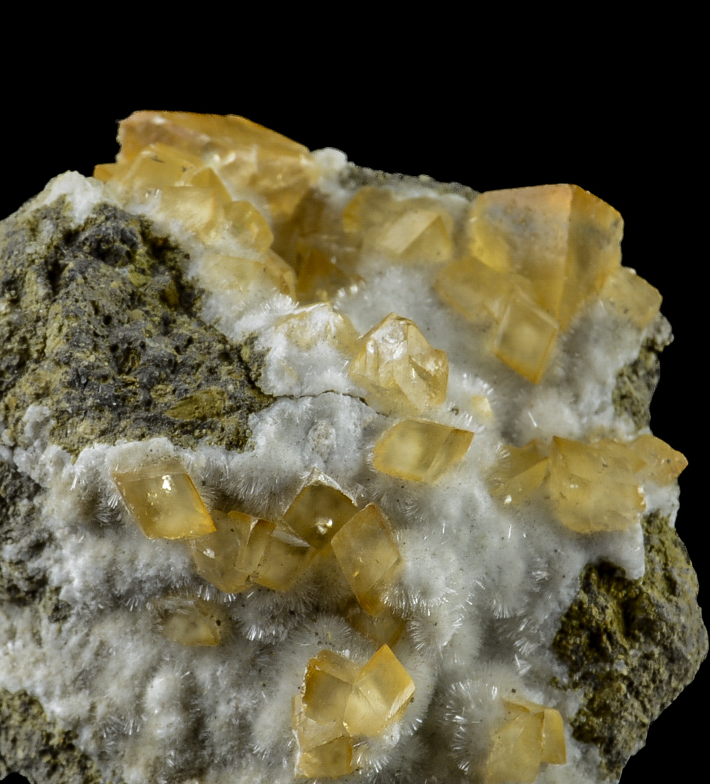 Natrolite & Calcite