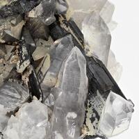 Quartz With Wolframite & Arsenopyrite